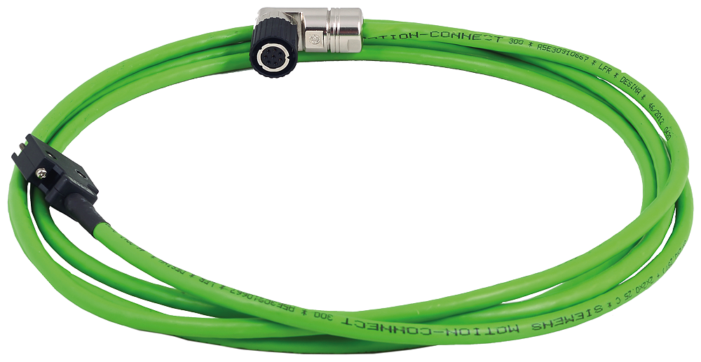 Prefabricated signal cable for absolute encoder