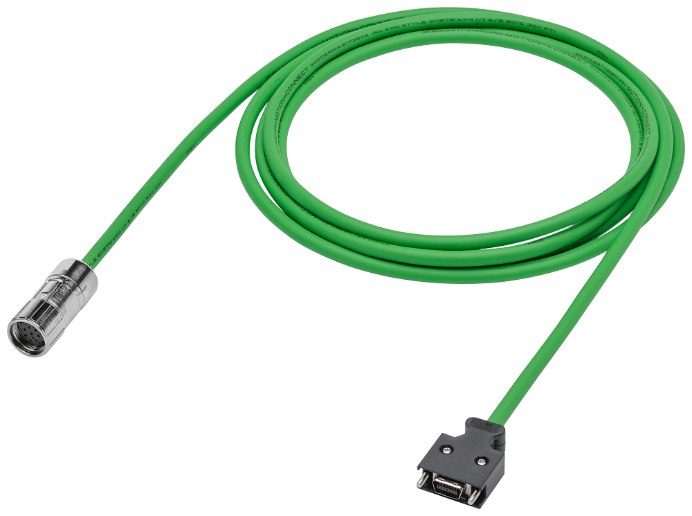 Prefabricated signal cable for incremental encoder