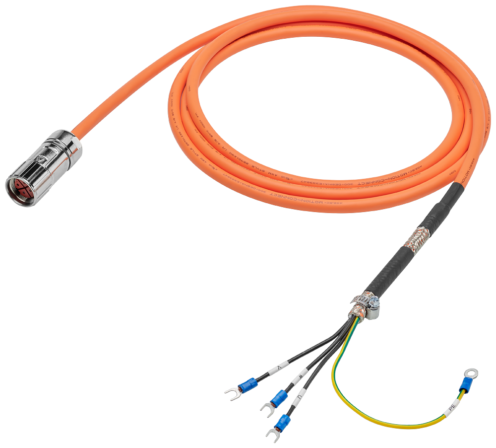 Pre-assembled power cable
